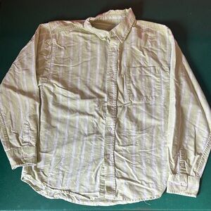George Cream Button Down Shirt with Classic Style